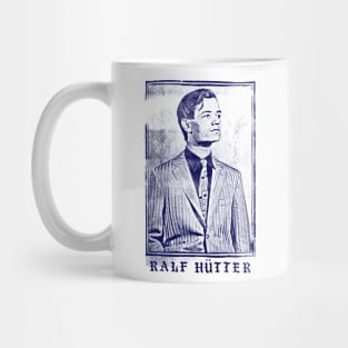 Ralf Hütter / Faded Punk Style Fan Art Design Mug